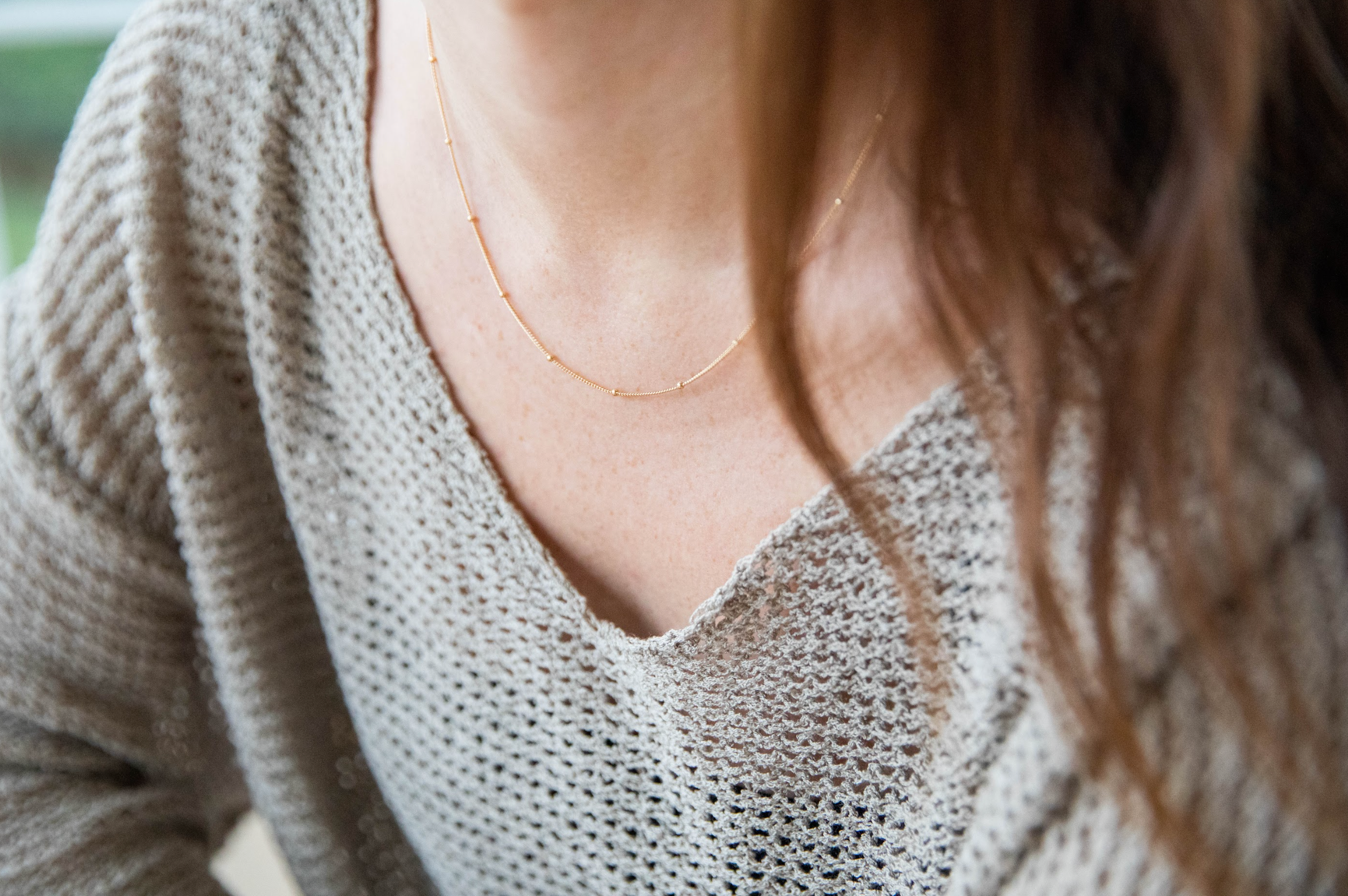 The Thin Gold Line: How To Style Dainty Gold Chains