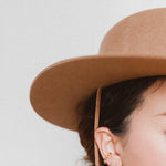 Gold earrings Hearth Cuff - Boisdoree